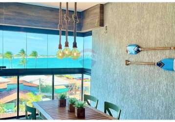 Luxuoso flat em porto de galinhas - frente mar