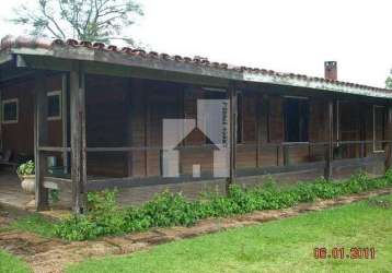 Chácara com 3 dormitórios à venda, 10000 m² - estância figueira branca - campo limpo paulista/sp