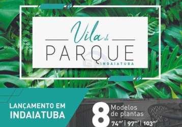 Apartamento com 3 dormitórios à venda, 74 m² por r$ 830.303,51 - edifício vila do parque - indaiatuba/sp