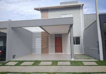 Casa com 3 dormitórios para alugar, 134 m² por r$ 5.092,66/mês - condomínio park real - indaiatuba/sp