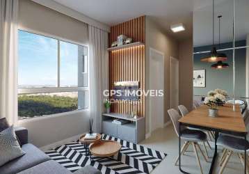 Apartamento com 2 dormitórios à venda, 48 m² por r$ 304.000,00 - vívere residencial - indaiatuba/sp