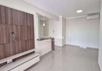 Apartamento com 2 dormitórios para alugar, 72 m² por r$ 3.757,35/mês - bairro pau preto - indaiatuba/sp