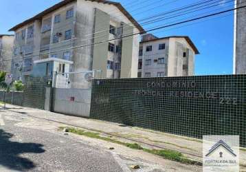 Apartamento com 2 dormitórios à venda, 69 m² por r$ 219.000,00 - cidade dos funcionários - fortaleza/ce