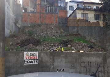 Terreno à venda na cidade intercap, taboão da serra  por r$ 320.000