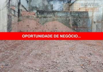 Terreno comercial de 250m² à venda em taboão da serra - jardim monte alegre: oportunidade única!