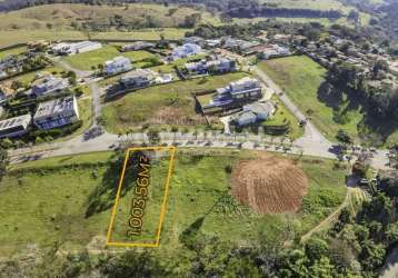 Terreno em condomínio fechado à venda na estrada antônio américo suzan, condominio village das palmeiras, itatiba, 1003 m2 por r$ 413.889