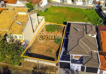 Terreno à venda na rua daniel peçanha de moraes, jardim salessi, itatiba, 250 m2 por r$ 164.300