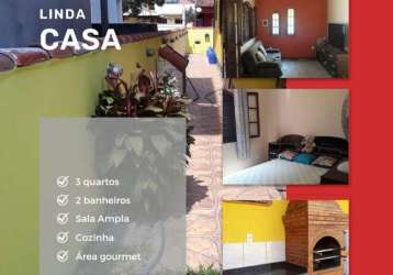 Casa para venda em cabo frio, santa margarida (tamoios), 3 dormitórios, 1 suíte, 2 banheiros, 5 vagas