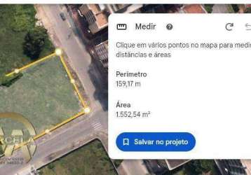 Terreno à venda, 1552 m² por r$ 2.000.000,00 - jardim três marias - guarujá/sp