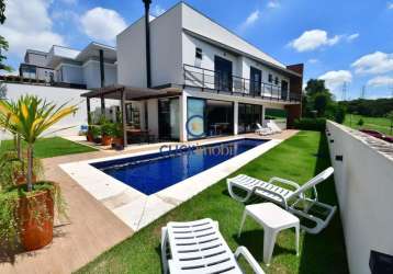 Casa em condomínio fechado com 3 quartos à venda na avenida carlos diaulas serpa, loteamento parque dos alecrins, campinas, 288 m2 por r$ 2.500.000