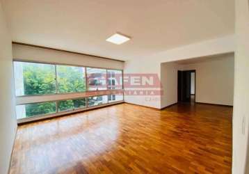 Apartamento com 3 quartos para alugar na rua frei leandro, lagoa, rio de janeiro, 122 m2 por r$ 7.000