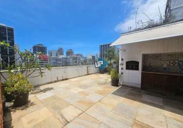 Cobertura com 3 quartos à venda na rua barão da torre, ipanema, rio de janeiro, 143 m2 por r$ 5.650.000