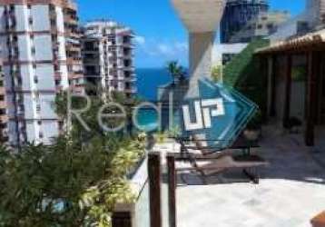 Cobertura com 3 quartos à venda na avenida lúcio costa, barra da tijuca, rio de janeiro, 290 m2 por r$ 4.300.000