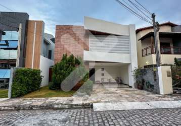 Casa em condomínio à venda localizada em pitimbu (natal/rn) | cond. canto dos pássaros - sendo 4/4 e 4 suítes.