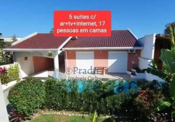 Casa à venda, balneário atami, 250 m² privativos, 5 suítes, 2 vagas, pontal do paraná, pr