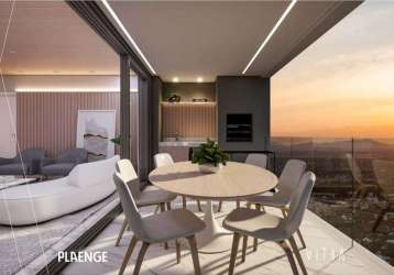 Lançamento, apartamento de 138m² com 3 suítes e 2 vagas, água verde  curitiba, pr