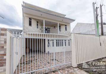 Sobrado à venda, 240 m² privativos, 3 dormitórios 1 sendo suíte, 2 vagas, sítio cercado, curitiba,