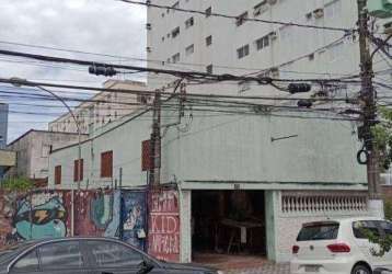 Terreno à venda, 450 m² por r$ 4.200.000,00 - boqueirão - santos/sp