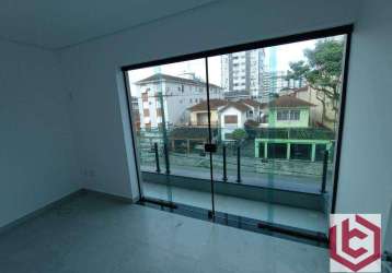 Sobrado com 2 dormitórios à venda, 100 m² por r$ 860.000,00 - campo grande - santos/sp