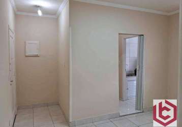 Sala para alugar, 40 m² por r$ 800 + encargos/mês - centro - santos/sp