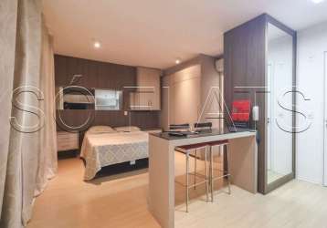 Apartamento em santo amaro para locação com 43m² próximo a av. joão dias e metrô adolfo pinheiro.