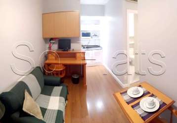 Flat estanplaza ibirapuera em moema, prox. da av. ibirapuera e av. indianópolis disponível locação