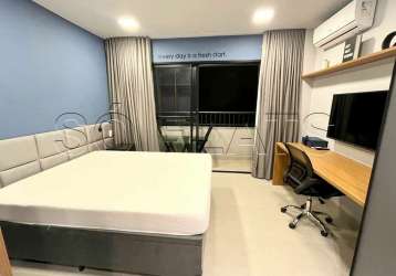 Studio today pinheiros, flat disponível para locação com 26m² e 01 dormitório