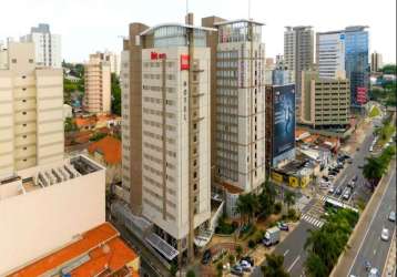 Flat ibis no centro de campinas para investimento no pool hoteleiro.