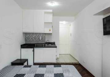 Flat new studio em pinheiros para locação, 27m² 1 dormitório e 1 vaga.