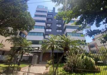 No residencial domingos rubbo, bairro cristo redentor em porto alegre, cobertura de 3 dormitórios, suíte, dependência de empregada, 2 vagas de garagem e terraço com vista de 180º. na parte inferior: h