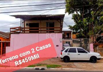 Excelente terreno 10x 30 com 2 sobrados individual. 5 vagas na garagem.  localizada no bairro rubem berta, com 675m². imóvel com 2 salas, 2 banheiros e pisos em cerâmica, imóvel com posição solar priv