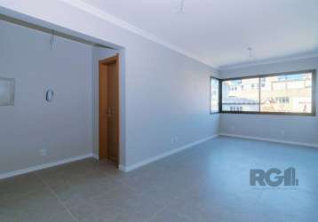 Apartamento 2 dormitórios  na felicíssimo de azevedo no bairro higienópolis. novo pronto pra morar, com lavabo, living dois ambientes, churrasqueira, uma garagem e  depósito. edifício com guarita, sal