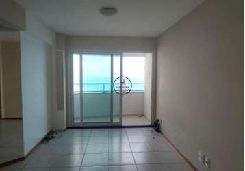 Apartamento à venda em ponta negra, natal-rn, com 2 quartos, sendo 1 ste, sala, 2 bwc, 1 vaga 55m² de área - condomínio riviera ponta negra