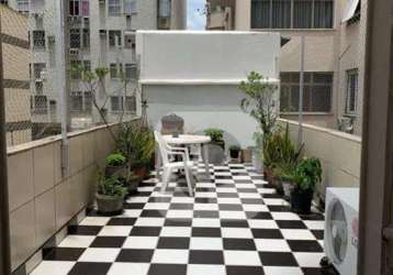 Apartamento amplo e aconchegante em botafogo, com varanda de 30m²!