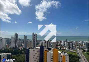 Apartamento com 3 dormitórios à venda, 130 m² por r$ 1.200.000,00 - miramar - joão pessoa/pb