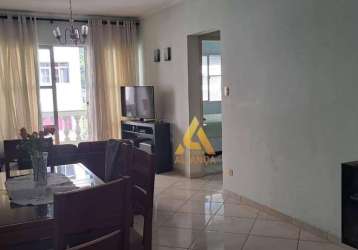 Apartamento com 2 dormitórios à venda, 117 m² por r$ 370.000,00 - itararé - são vicente/sp