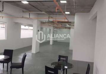 Fe-sala para alugar, 172 m² por r$ 10.000/mês - ponta da praia - santos/sp