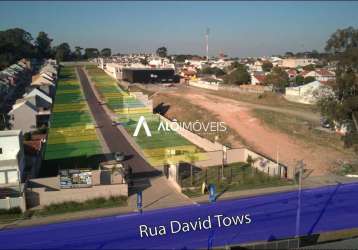 Terreno à venda na rua david tows, 1333, xaxim, curitiba por r$ 225.000