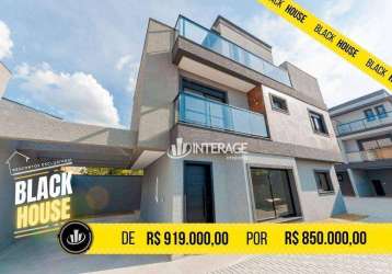 Sobrado com 3 dormitórios à venda, 158 m² por r$ 850.000,00 - santa felicidade - curitiba/pr