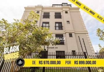 Cobertura com 2 dormitórios à venda, 116 m² por r$ 899.000,00 - santa felicidade - curitiba/pr