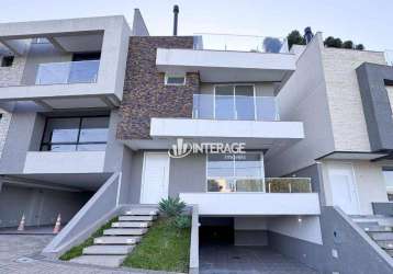 Casa com 3 dormitórios à venda, 211 m² por r$ 1.250.000,00 - santa cândida - curitiba/pr