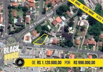 Terreno à venda, 603 m² por r$ 998.000,00 - santa felicidade - curitiba/pr