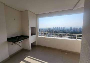 Apartamento no jardins residence, em taubaté, com vista para a serra com 3 suítes