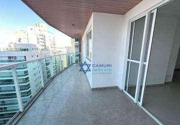 Apartamento com 4 dormitórios à venda, 142 m² por r$ 1.817.000,00 - praia de itapoã - vila velha/es