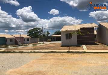 Casa residencial para venda no condomínio reserva ibirapuera, sim, feira de santana, 2 quartos, 1 sala, 1 banheiro, 2 vagas, 264m² área total.