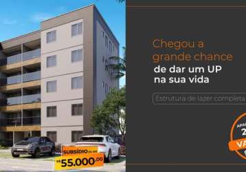 Apartamento residencial para venda em condominio fechado, papagaio, feira de santana, 2 quartos, 1 sala, 1 banheiro, 1 vaga 46,91 m² área total