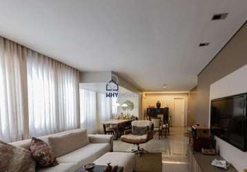 Apartamento com 4 quartos à venda na rua desembargador jorge fontana, 144, belvedere, belo horizonte por r$ 1.640.000