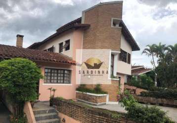 Casa com 4 dormitórios, 350 m² - venda por r$ 1.500.000,00 ou aluguel por r$ 7.000,00/mês - jardim paulista - atibaia/sp