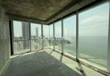 Apartamento boreal tower 184m² 4 suítes 4 vagas oportunidade andar alto frente mar