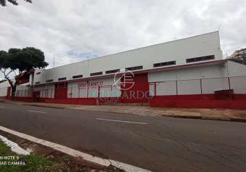 Barracão para locação, 2.300 mtrs de area útil, zoneamento zc3 na zona leste de londrina